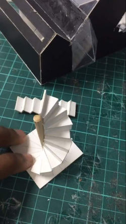 Mock up stairs