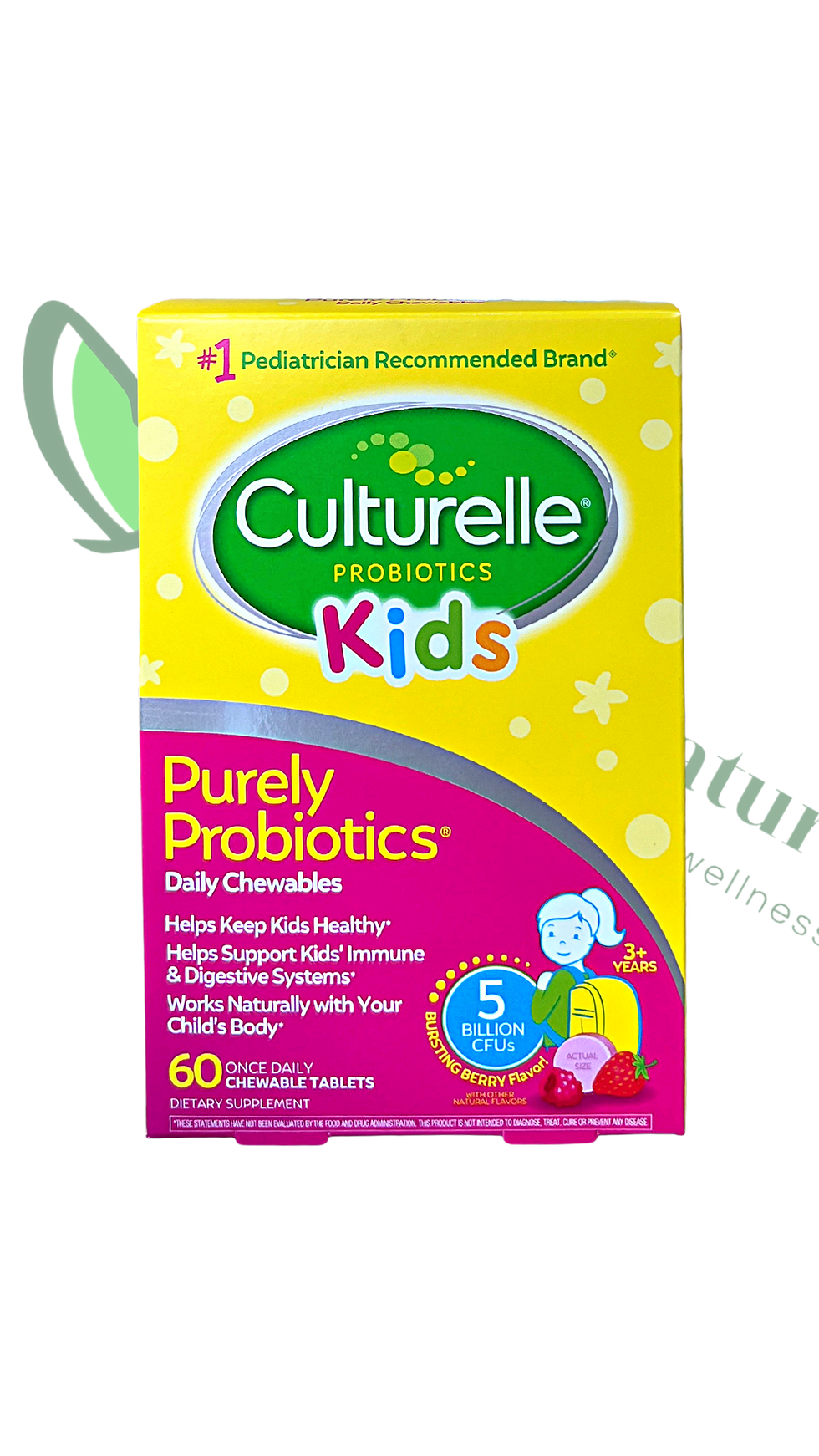 Viên ngậm men vi sinh Culturelle Kids Probiotic cho trẻ em (60 viên)