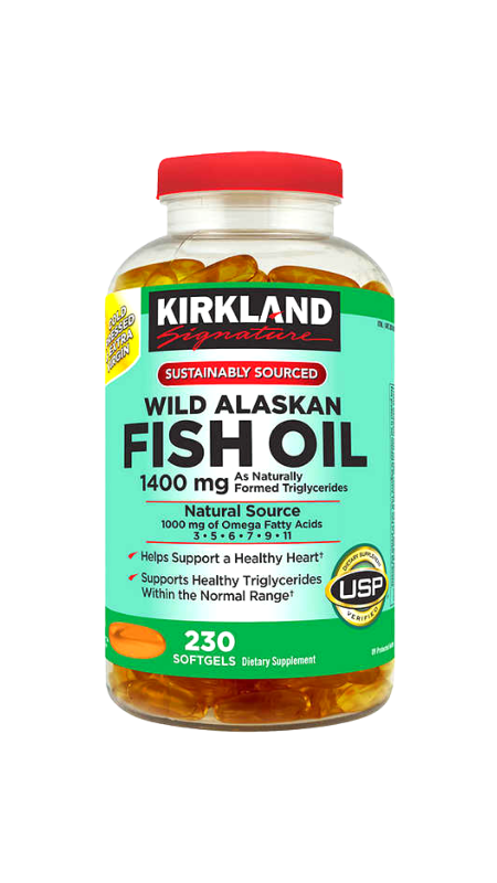 Viên uống dầu cá thiên nhiên - Wild Alaskan Fish Oil 1400 mg (230viên)