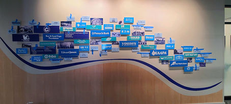 Kearney Welcome Center Donor Wall
