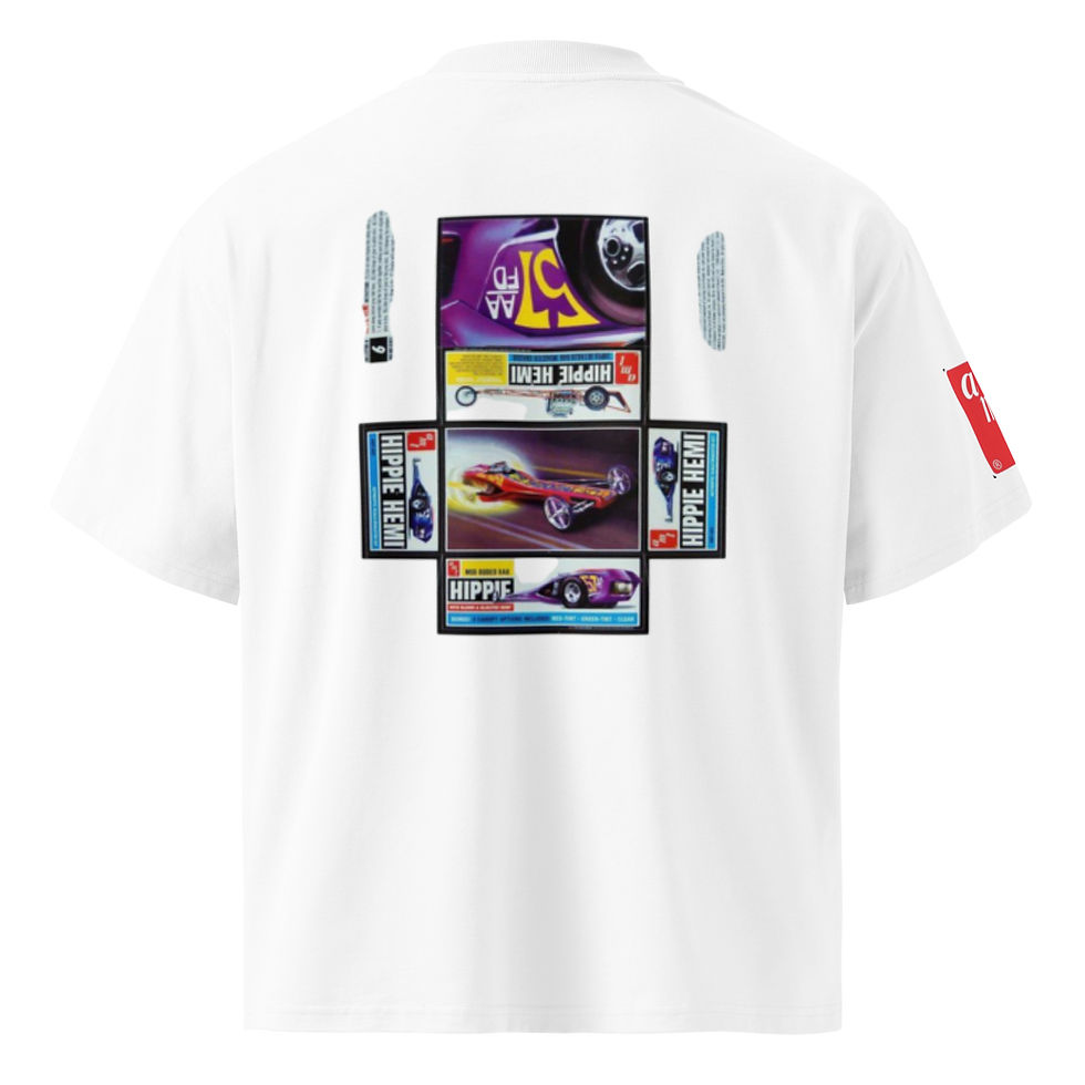 Thumbnail: Unisex organic oversized high neck t-shirt