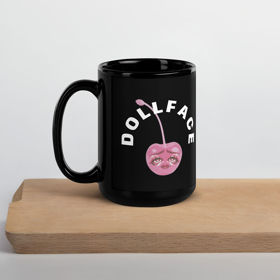 Thumbnail: RJP Black Glossy Mug