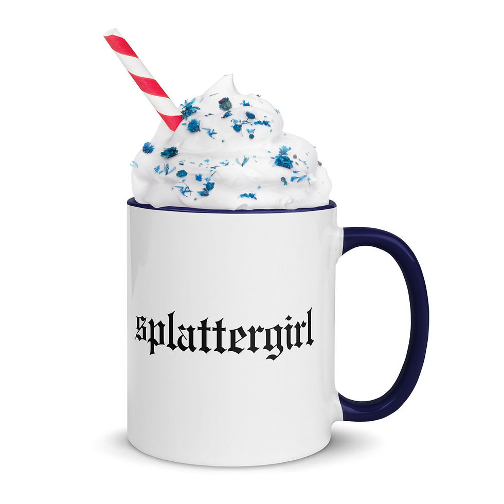 Thumbnail: Splatter Girl Mug with Color Inside