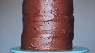 Yellow Cake with Chocolate Frosting