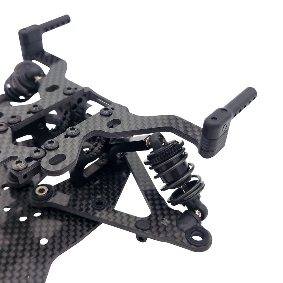 Thumbnail: Carbon Horizontal Rear Body Mount Set for XRAY X4'26 (Various Types)