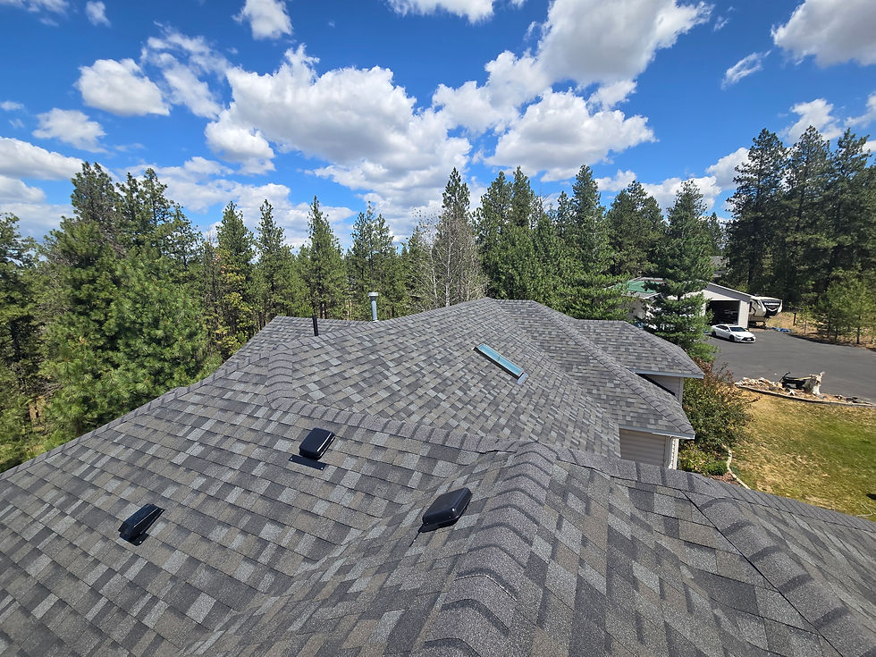 New Roof in the Pines, After by First Rate Roofing Services