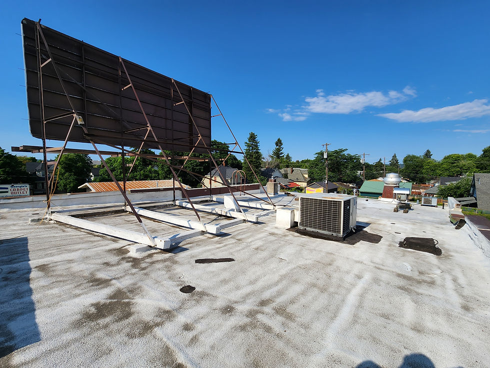 Commercial Roof Coating, Before by First Rate Roofing Services
