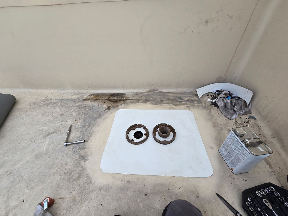 Roof Drain Repair, After by First Rate Roofing Services