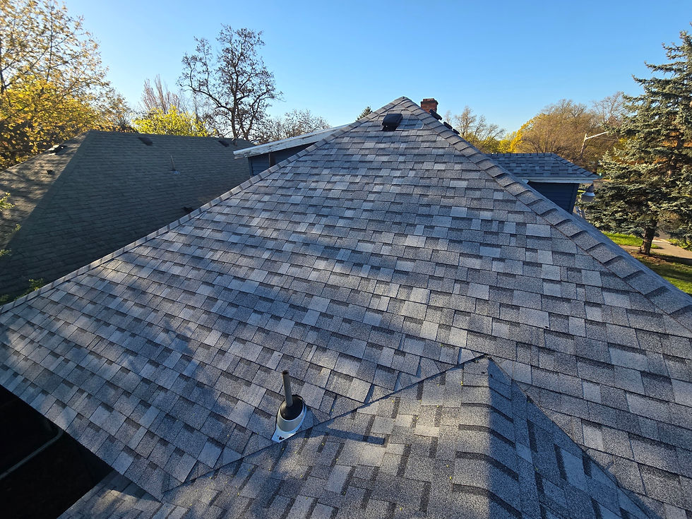 Roof Replacement, After by First Rate Roofing Services