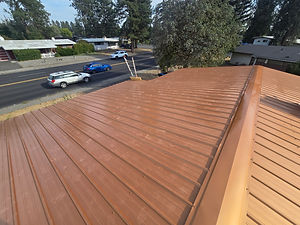 New metal roof on a home in Spokane, WA