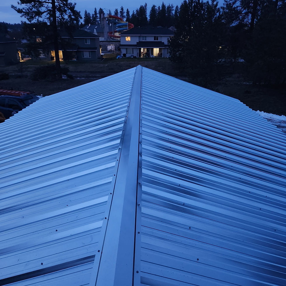 Metal Roof, After by First Rate Roofing Services