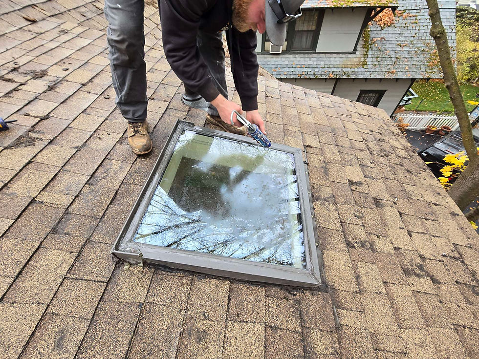 Skylight Reflash by First Rate Roofing Services