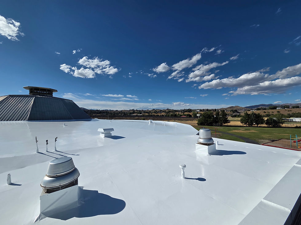 Omak Roof Coating, After by First Rate Roofing Services
