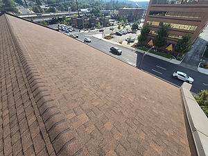 GAF shingle roof on a church in downtown Spokane, WA