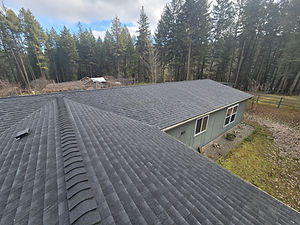 GAF shingle roof replacement in Chattaroy, WA