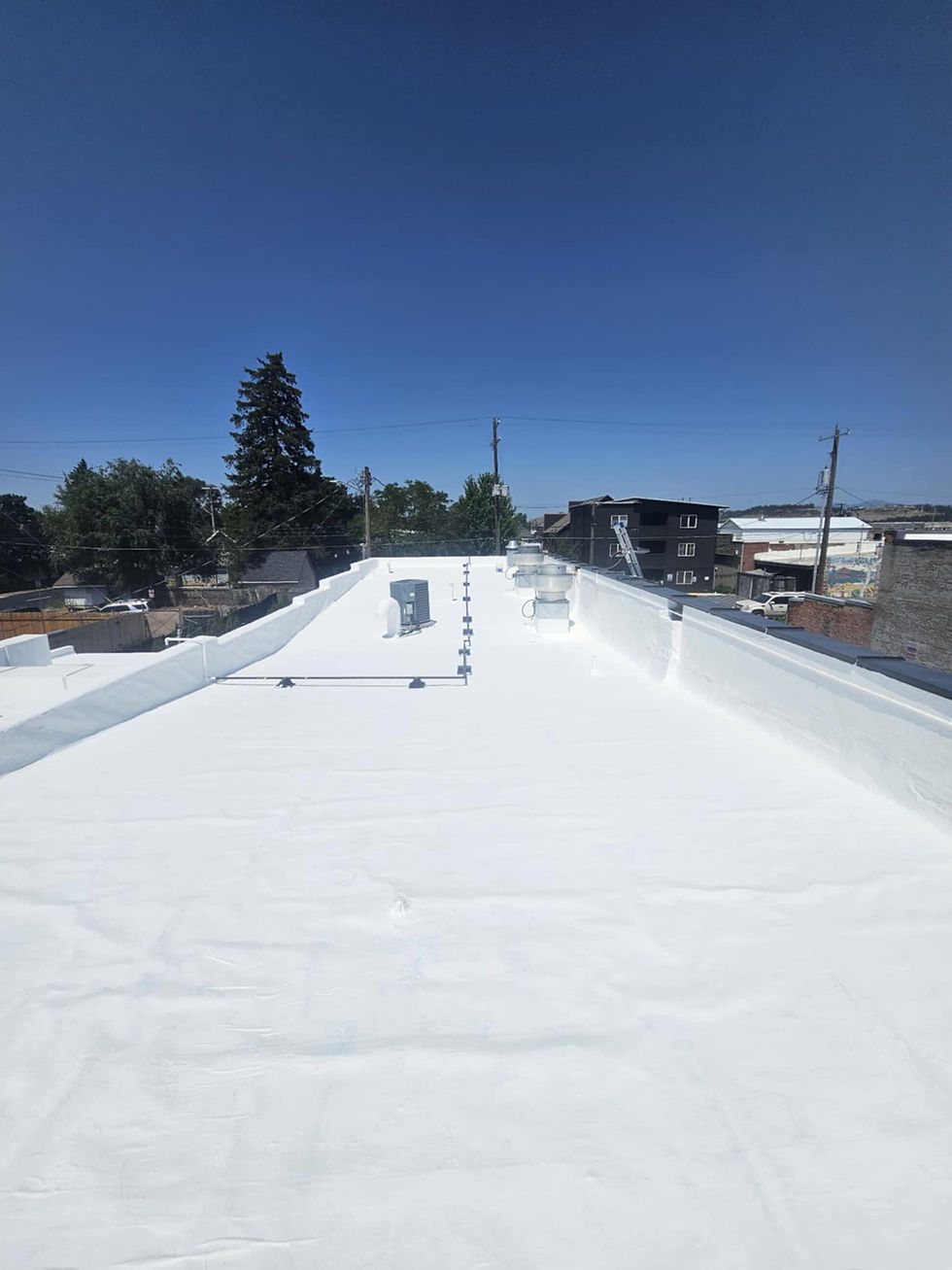 Roof Coating, After by First Rate Roofing Services