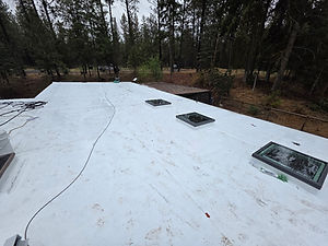 Low slope roof replacement in Nine Mile Falls, WA