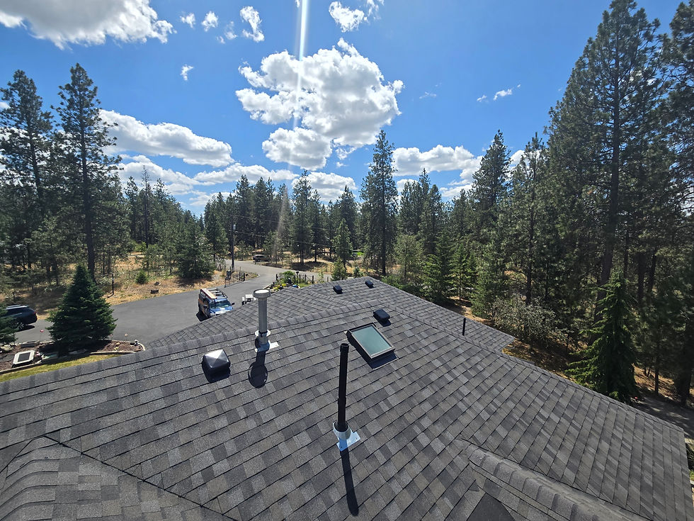 New Roof in the Pines, After by First Rate Roofing Services