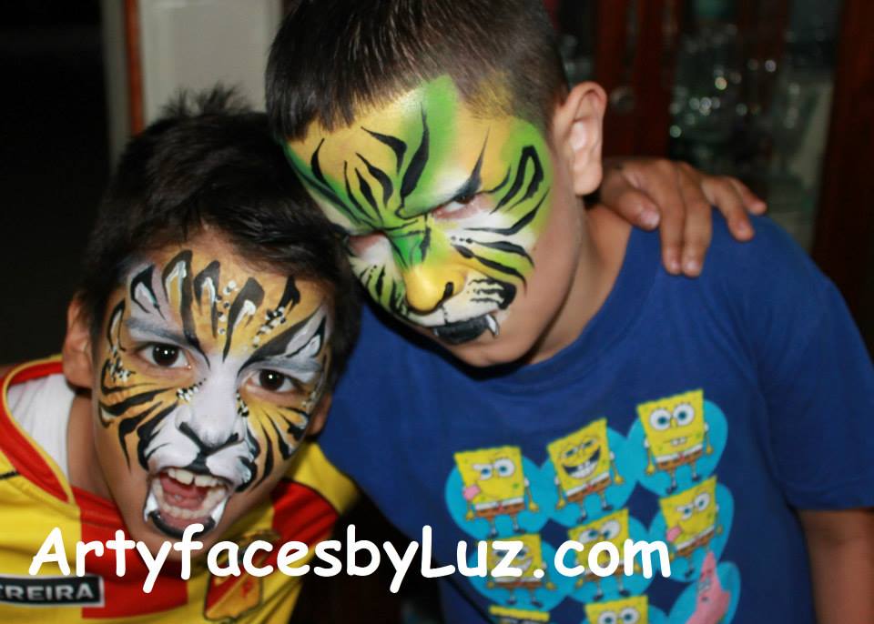 Face Painting in Tampa FL Arty Faces by Luz