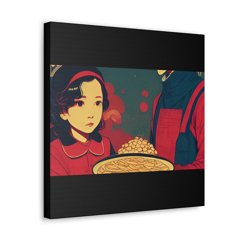 Thumbnail: JB Hunger Series 7 Canvas Gallery Wraps