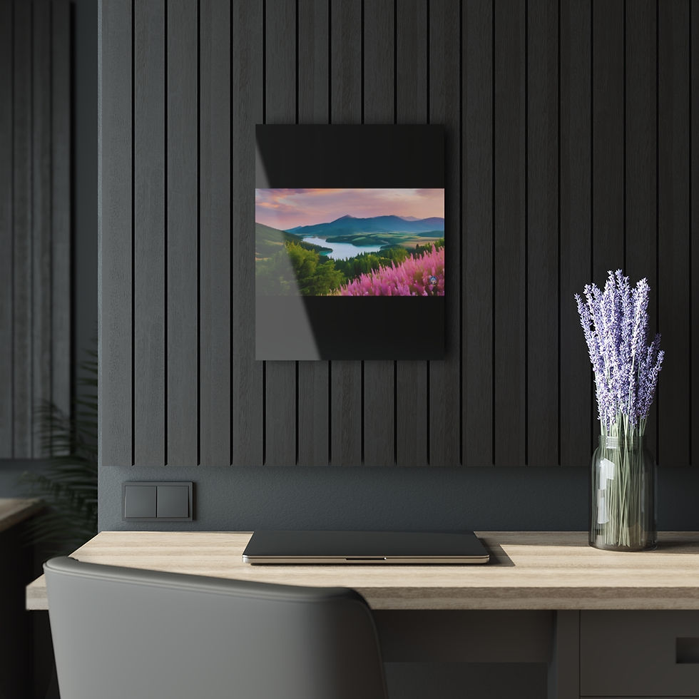 Thumbnail: The Seasons - July - Acrylic Prints (French Cleat Hanging) 