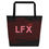 Thumbnail: PEACE All-Over Print Large Tote Bag