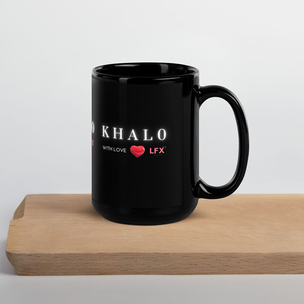 Thumbnail: KHALO Black Glossy Mug