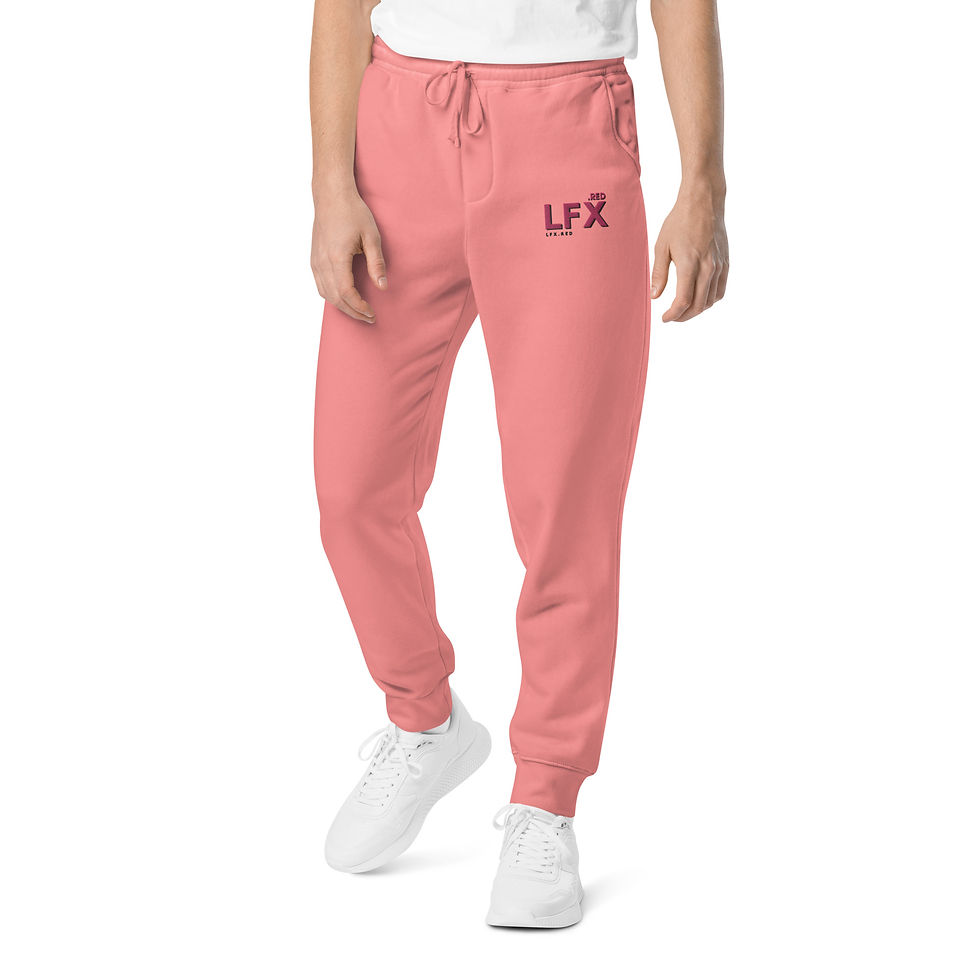Thumbnail: LFX RED Unisex pigment-dyed sweatpants