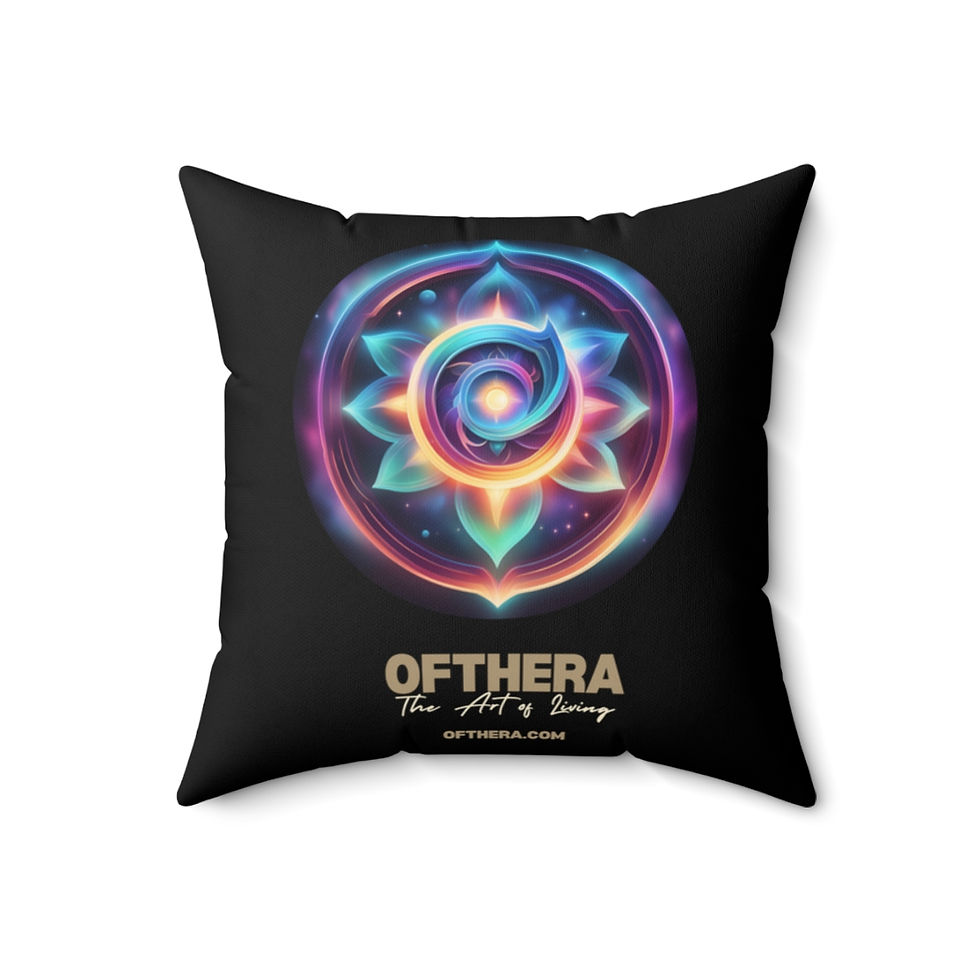 Thumbnail: OfThera Spun Polyester Square Pillow