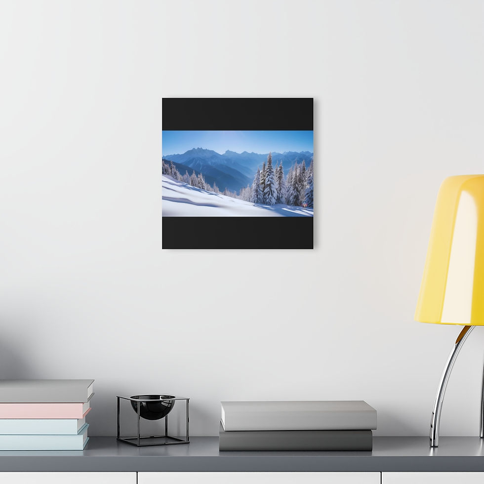 Thumbnail: The Seasons - December - Acrylic Prints (French Cleat Hanging) 