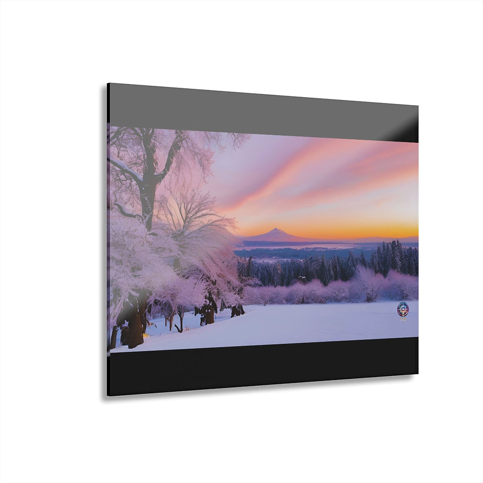 Thumbnail: The Seasons - February - Acrylic Prints (French Cleat Hanging) 