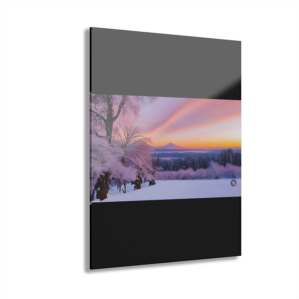 Thumbnail: The Seasons - February - Acrylic Prints (French Cleat Hanging) 