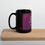 Thumbnail: FIGHT INJUSTICE Black Glossy Mug