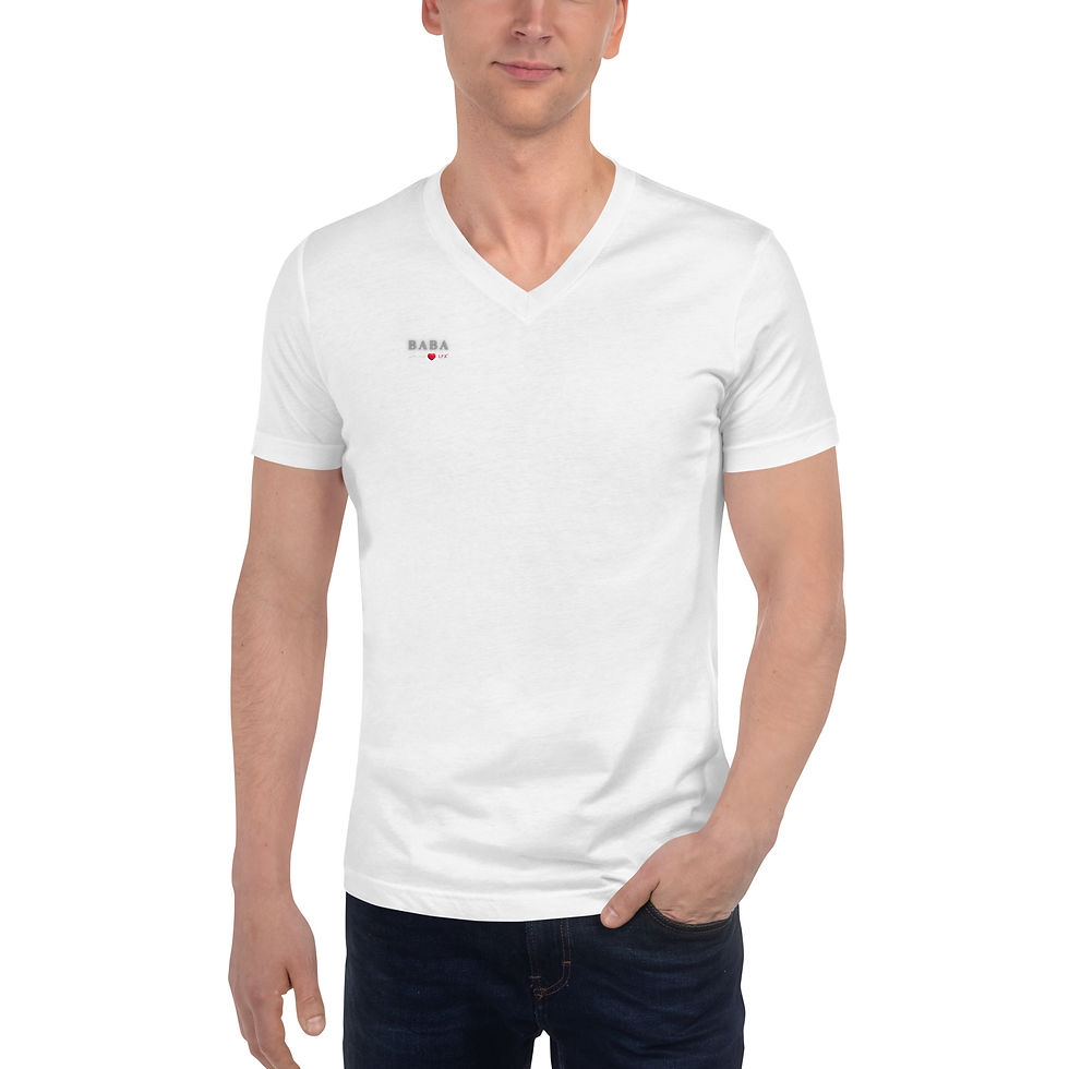 Thumbnail: BABA Unisex Short Sleeve V-Neck T-Shirt