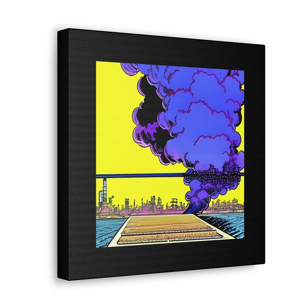 Thumbnail: JB Face Place Series 3 Canvas Gallery Wraps