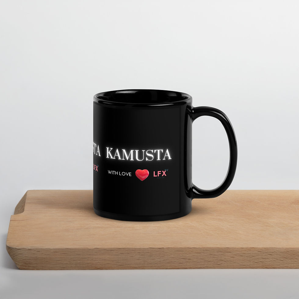 Thumbnail: KAMUSTA Black Glossy Mug