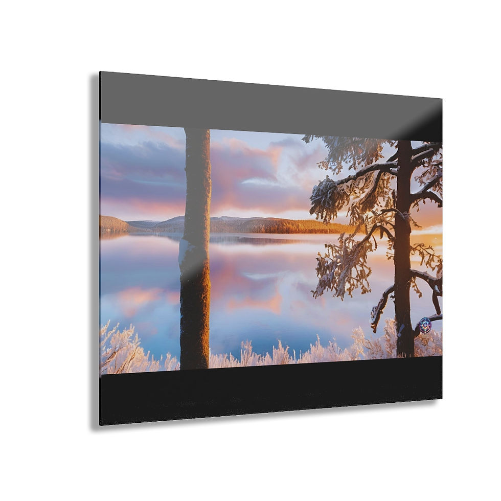 Thumbnail: The Seasons - January - Acrylic Prints (French Cleat Hanging)