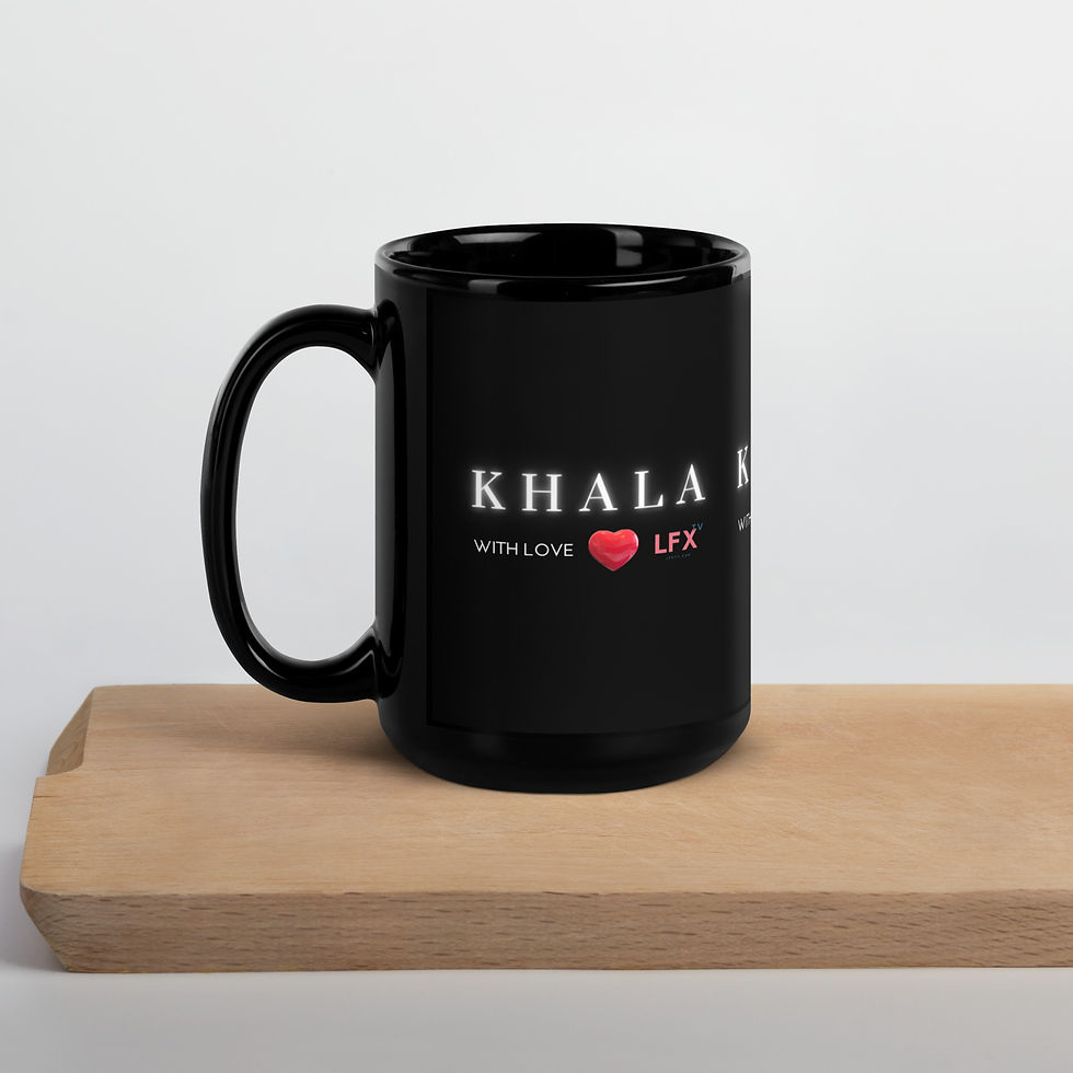 Thumbnail: KHALA Black Glossy Mug