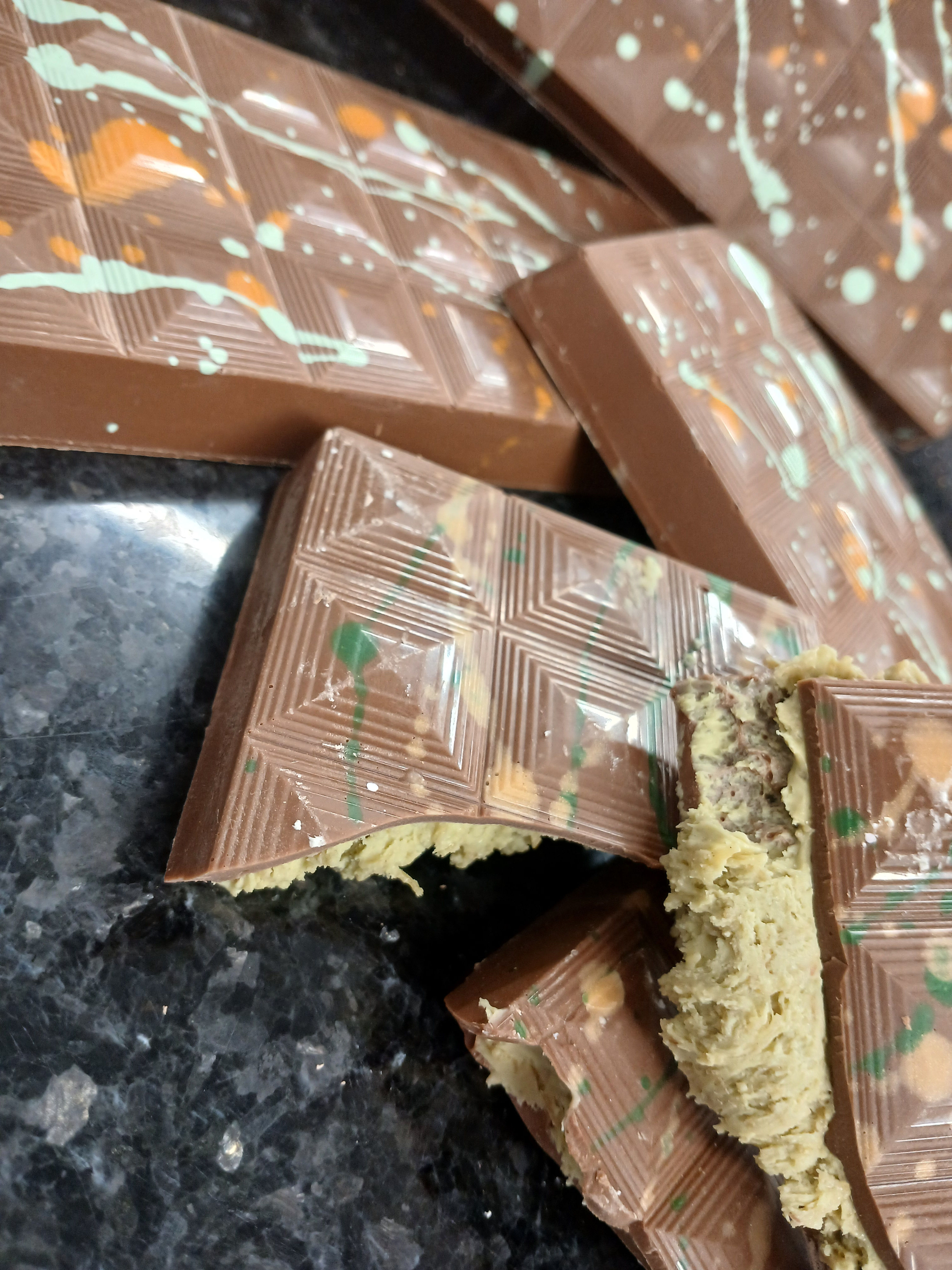 Pistachio and Kataifi Filled Block