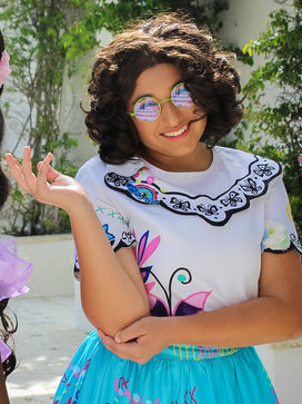 mirabel encanto princess for hire for Birthday parties in South Florida