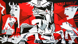 Int. - Guernica, Picasso 70x120 cm