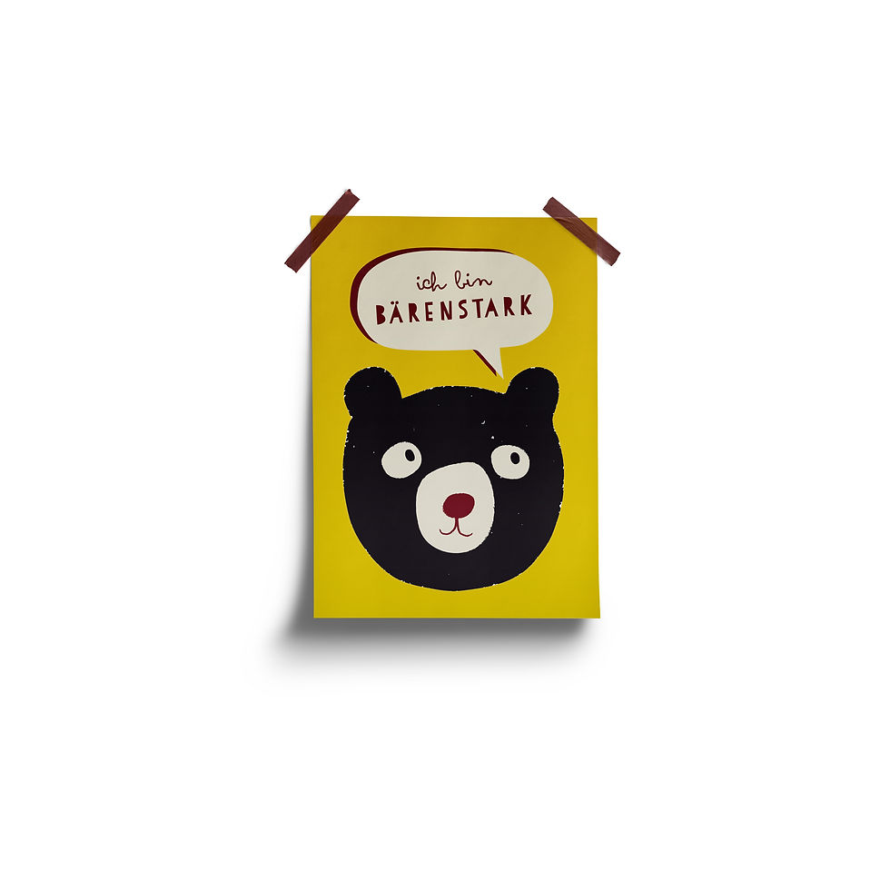 Miniaturbild: Postkarte | Ich bin Bärenstark