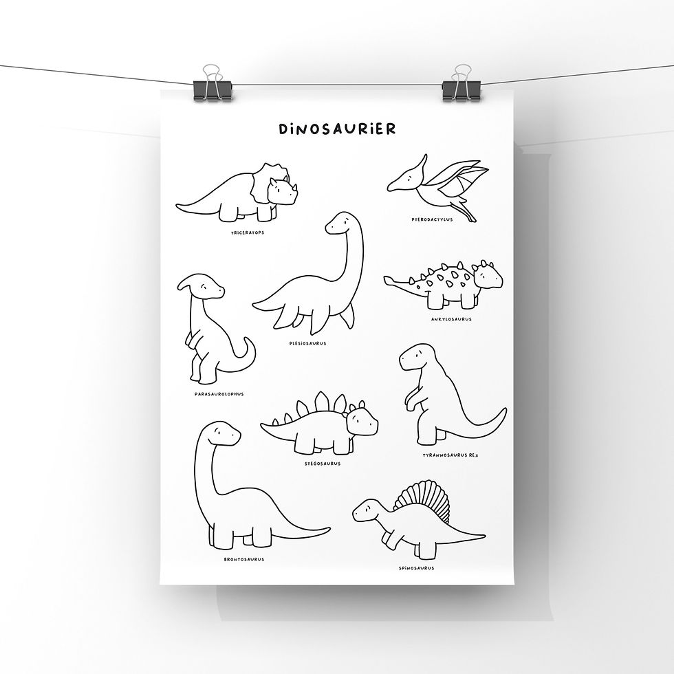 Miniaturbild: Lernposter zum Ausmalen