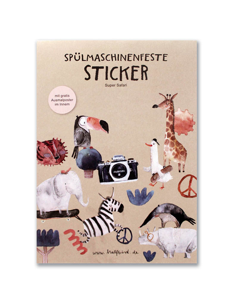 Miniaturbild: Spülmaschinenfeste Sticker | Halfbird