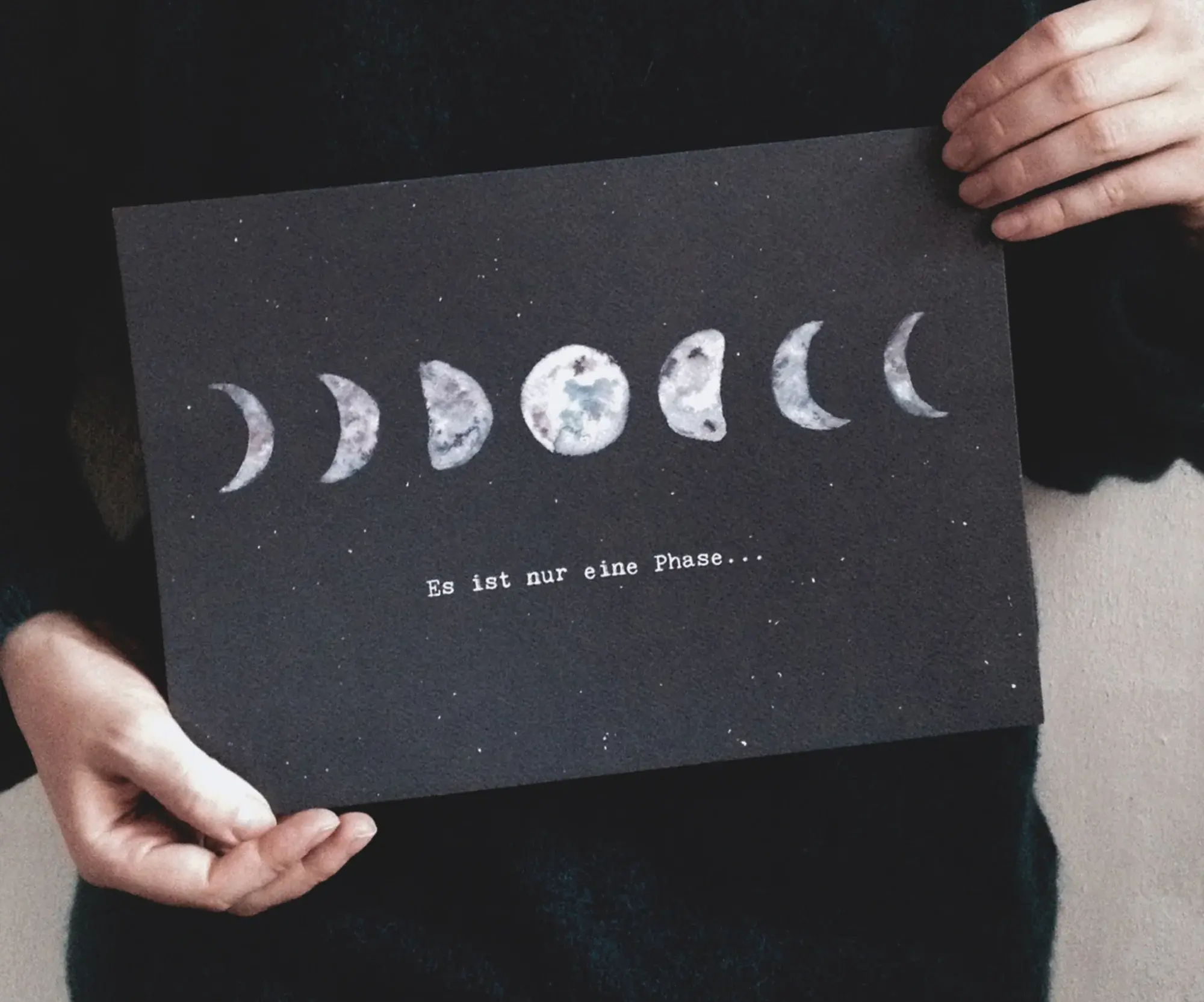 DIN A4 Poster | Es ist nur eine Phase...