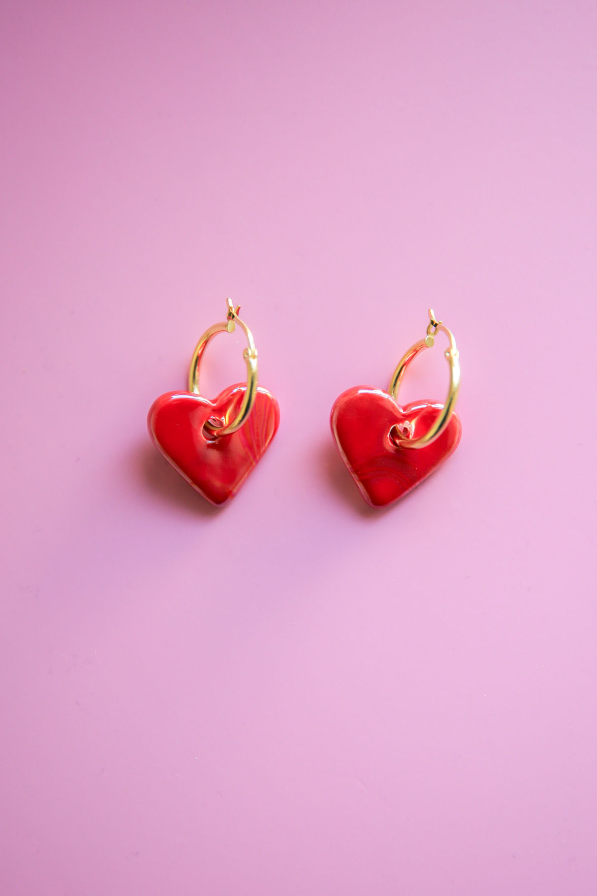 Ohrschmuck | Keramik Herz