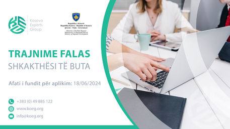 Thirrje për trajnim!