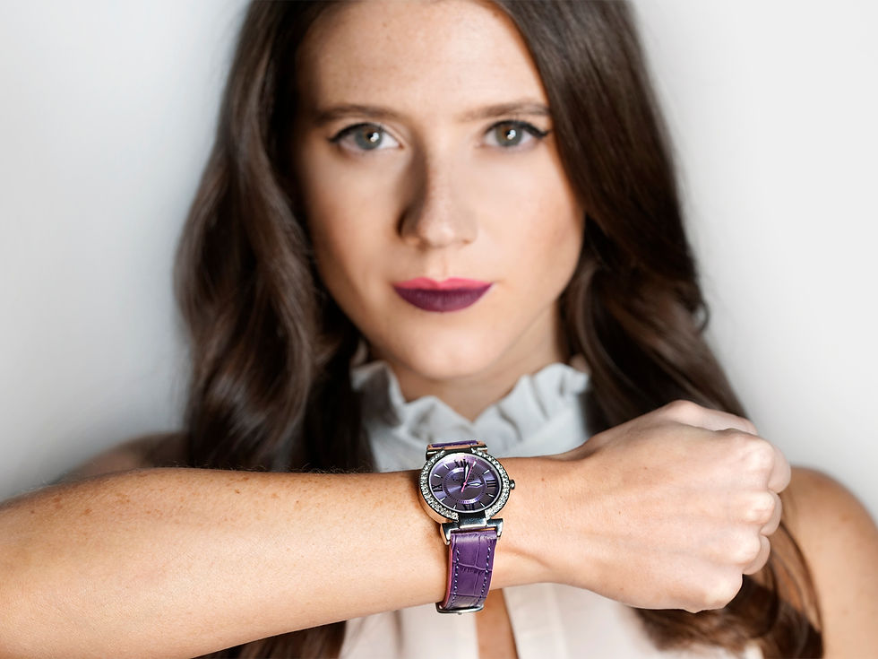 Miniatura: Tanto Time Strass Violet