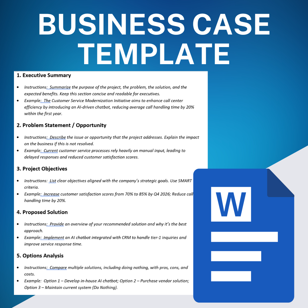 Business Case Template
