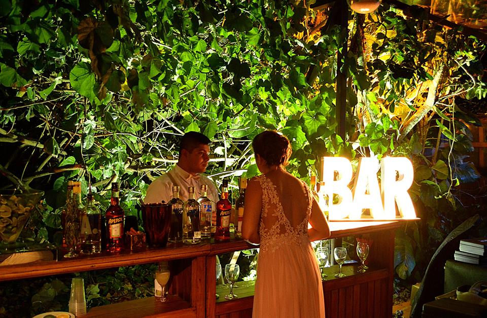 Letras ilumindas para eventos.